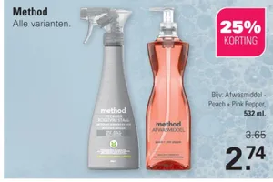 Method Afwasmiddel Peach + Pink Pepper
