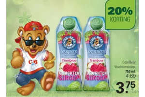 Cool Bear Vruchtensiroop Framboos