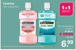 Listerine Mondspoeling Cool Mint