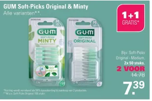 GUM Soft-Picks Original & Minty