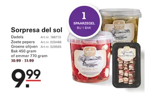 Sorpresa del sol Dadels