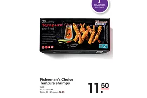 Fisherman's Choice Tempura shrimps