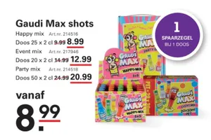 Gaudi Max shots Event mix