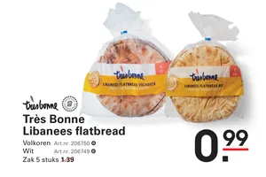 Très Bonne Libanees flatbread