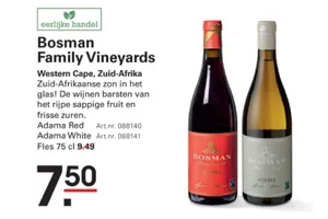 Bosman Family Vineyards Adama Red