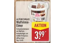 alpenschmaus waffelmix eimer