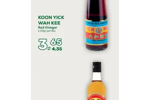 Koon Yick Wah Kee Red Vinegar