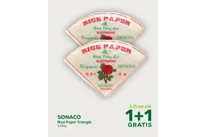 SONACO Rice Paper Triangle