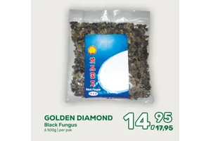 Golden Diamond Black Fungus