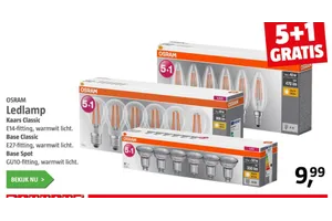 OSRAM Ledlamp Kaars Classic E27-fitting