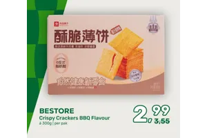 BESTORE Crispy Crackers BBQ Flavour