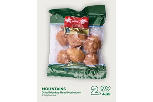 MOUNTAINS Dried Monkey Head Mushroom