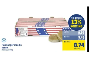 Hamburgerbroodje sesam
