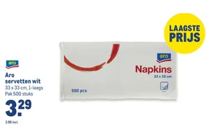 Aro Servetten wit
