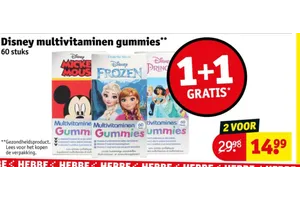 Disney multivitaminen gummies