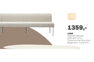 LUNA Eettafel Capsule