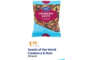Snacks of the World Cranberry & Nuts