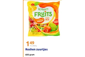 Roshen Fruits Candy Mix