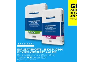 BOUW MAAT Egalisatiemortel