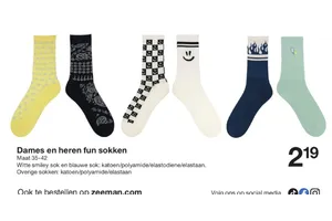Zeeman Fun sokken
