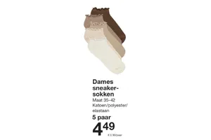 Dames sneaker-sokken
