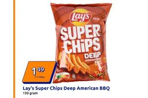 Lay's Super Chips Deep American BBQ