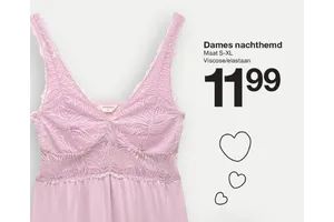 Zeeman Dames nachthemd
