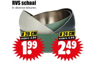 RVS schaal
