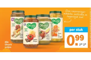 Olvarit babyvoeding