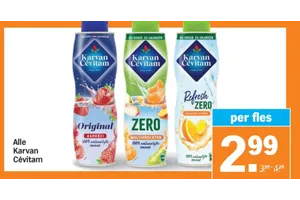 Karvan Cévitam Refresh Zero Sinaasappel & Gember