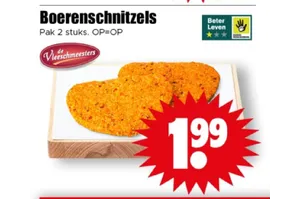 Vleeschmeesters Boerenschnitzels