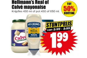 Hellmann's Real of Calvé Mayonaise