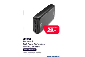 Hama Powerbank Pack Power Performance