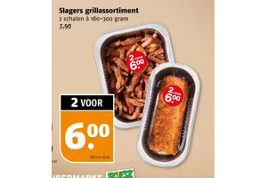 Slagers grillassortiment