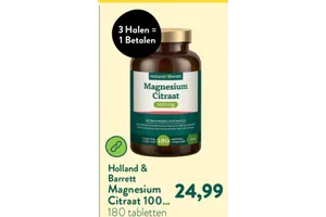 Holland & Barrett Magnesium Citraat 100...