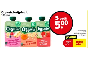 Organix knijpfruit