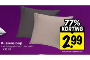 Van der Valk Kussensloop