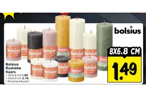 Bolsius Rustieke Kaars