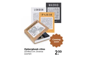Opbergboek cities