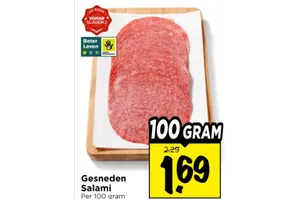 Vomar Slagerij Gesneden Salami