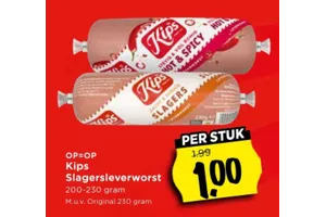 Kips Slagersleverworst