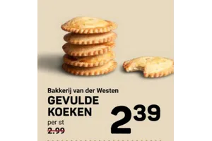Bakkerij van der Westen Gevulde Koek
