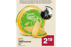 Zuiver Zuivel Jonge Kaas 50+