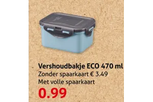 Vershoudbakje ECO