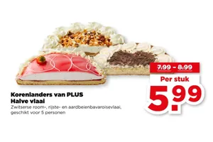 Korenlanders van PLUS Halve vlaai