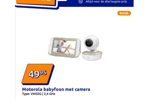 Motorola babyfoon met camera