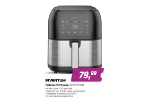 Inventum Heteluchtfriteuse GF801HLDB