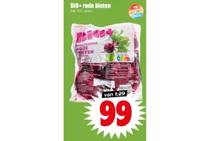 BIO+ rode bieten