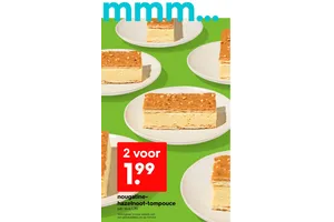 Nougatine-hazelnoot-tompouce