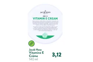 Jacob Hooy Vitamine E Crème